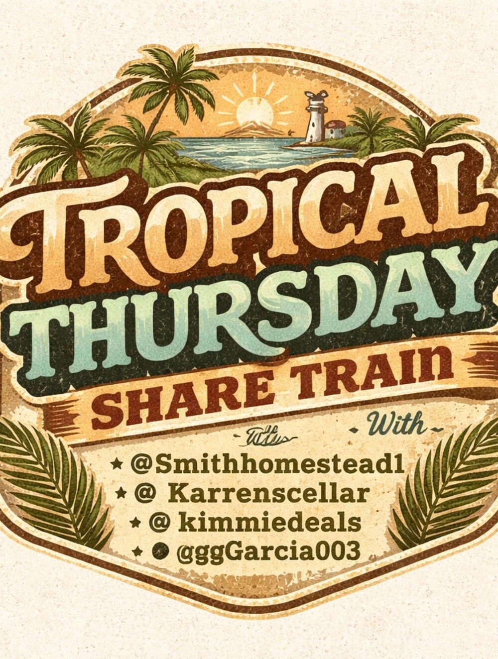 Thursday's Share Show Sale Live Flyer
